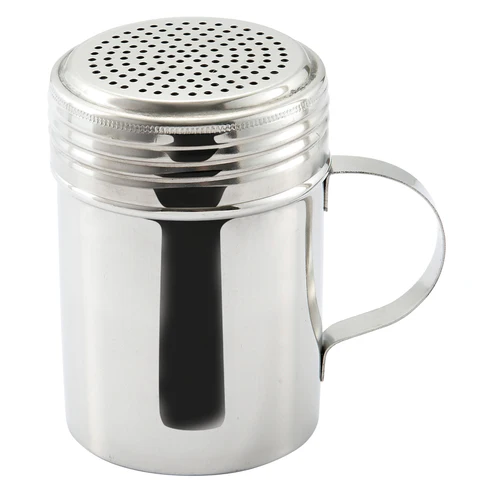 Stainless Steel Dredge with Handle - 10 oz