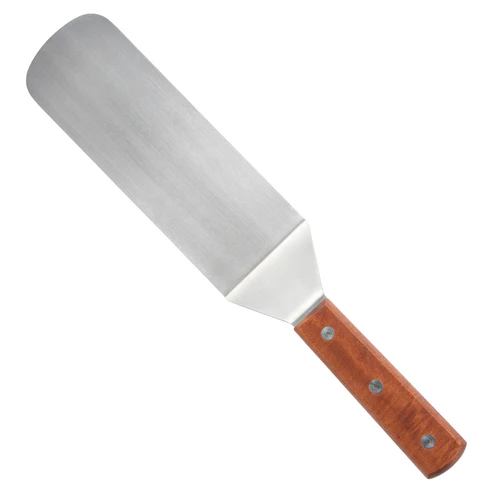 Flexible Turner with Offset, Wooden Handle, 8-1/4" x 2-7/8" Blade