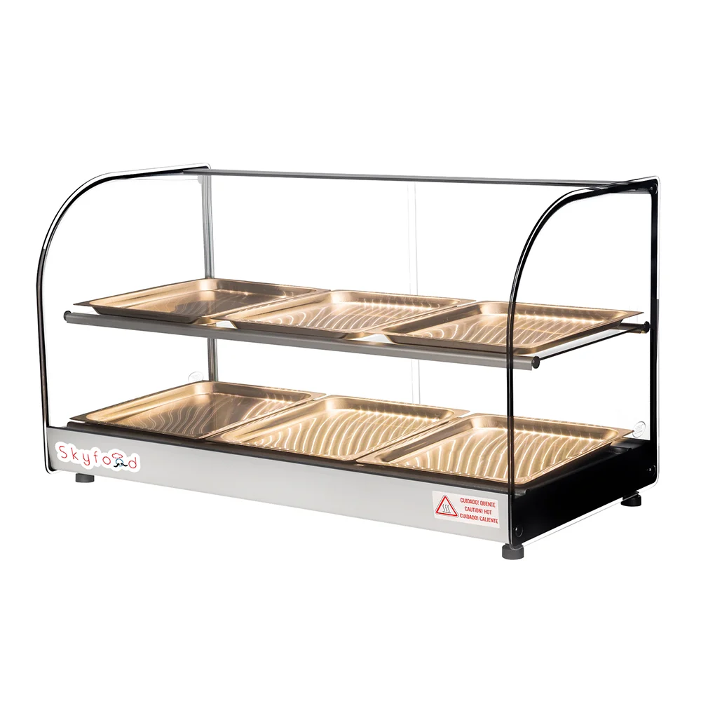 Skyfood Food Warmer Case Double Shelf
