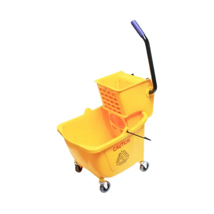 36 QT BUCKET WITH WRINGER, YELLOW COLOR, PP