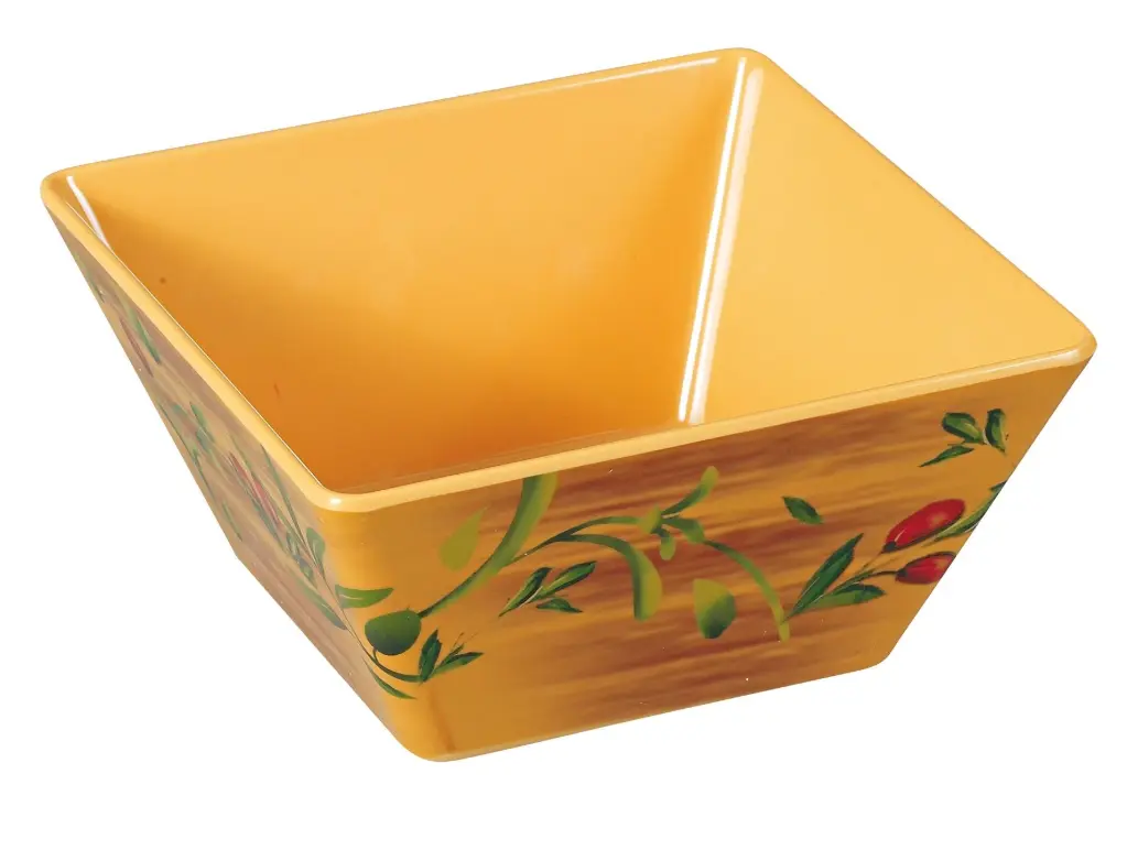 Yanco Olive Square Bowl 