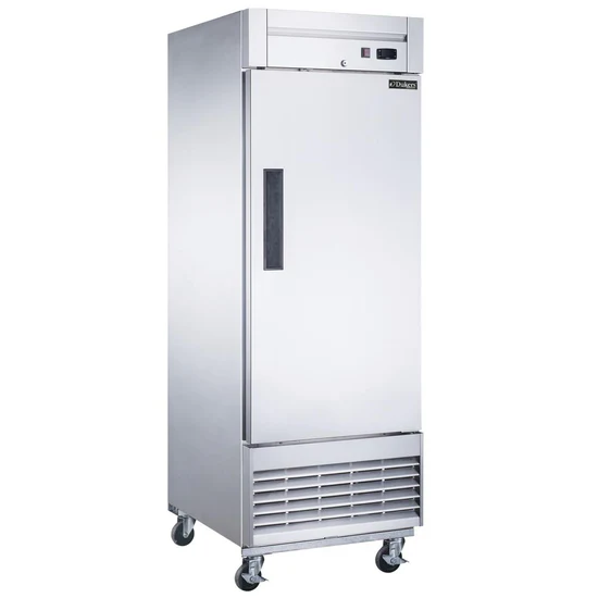 Single Door Commercial Freezer in Stainless Steel