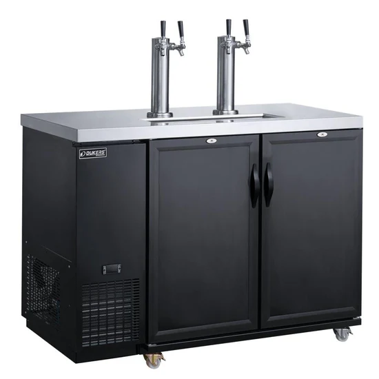 Dual Tap Kegerator Beer Dispenser