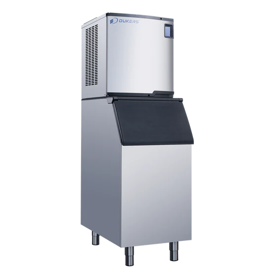   Commercial Ice Machine with 352 lb Storage Bin – 496 lb Daily Production