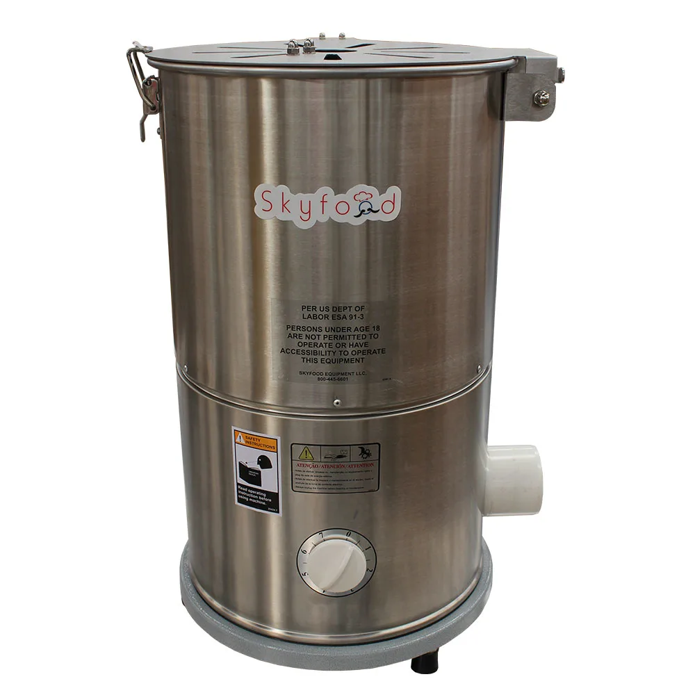 Skyfood DAL-6 12 lb Table Top Garlic Peeler w/ 60 lbs Per Hour, Ball Bearing Drive