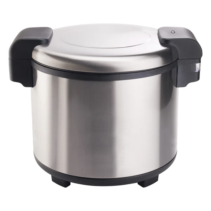 Electric 100-Cup Rice Warmer with Hinged Lid