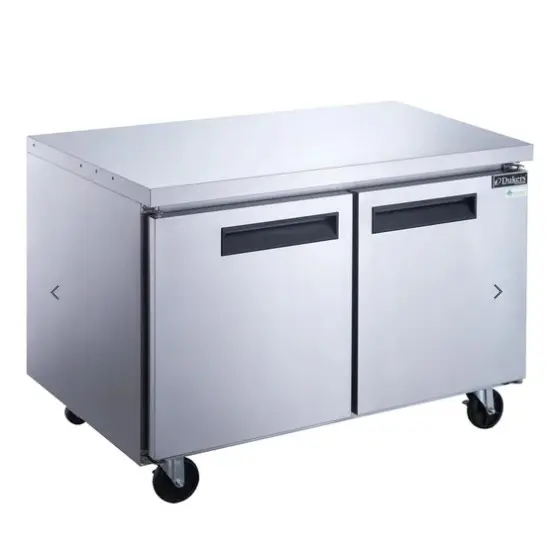 DUKERS 2-Door Undercounter Freezer