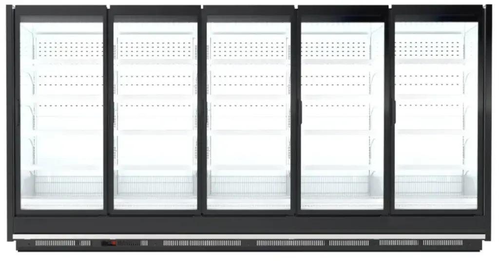 Hinged Doors Display -Freezer- / 5 Doors / 30"