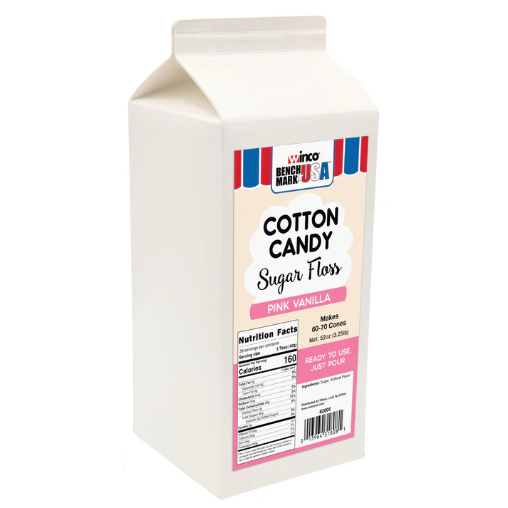 BenchmarkUSA 3-1/4 lb Cotton Candy Floss / Pink Vanilla