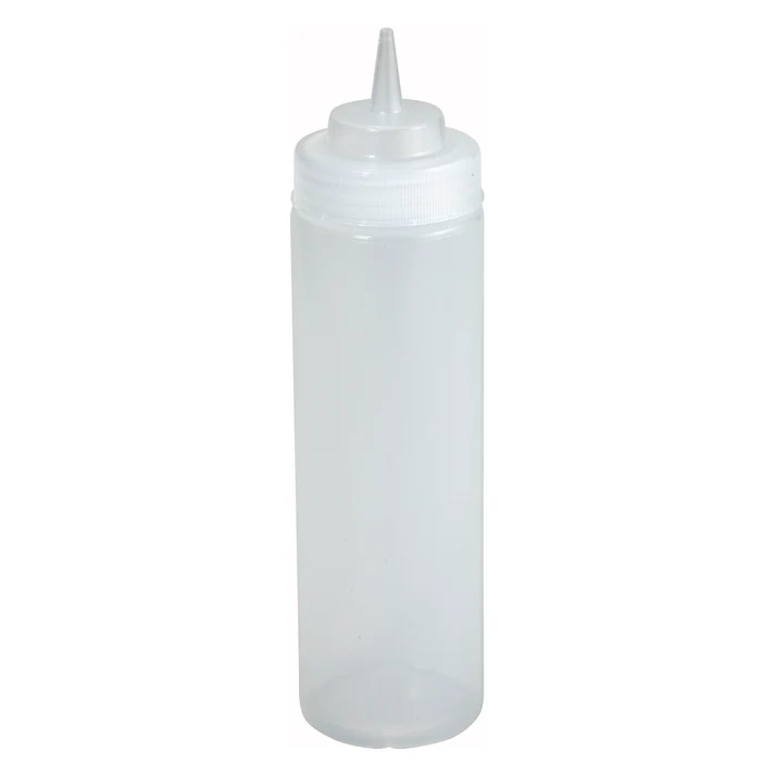  16oz Wide-Mouth Squeeze Bottles / Clear