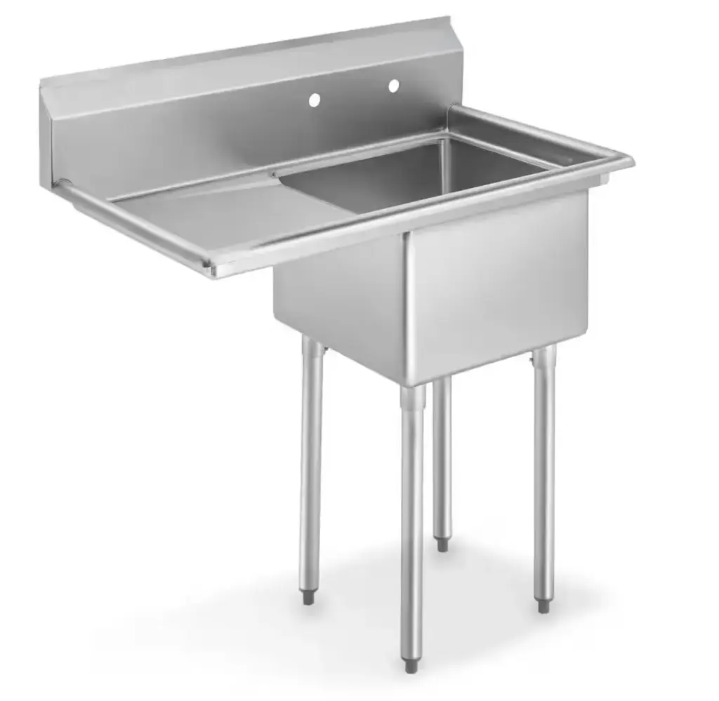 L&J LJ1416-1R 31" 1 Compartment Sink / Left Drainboard