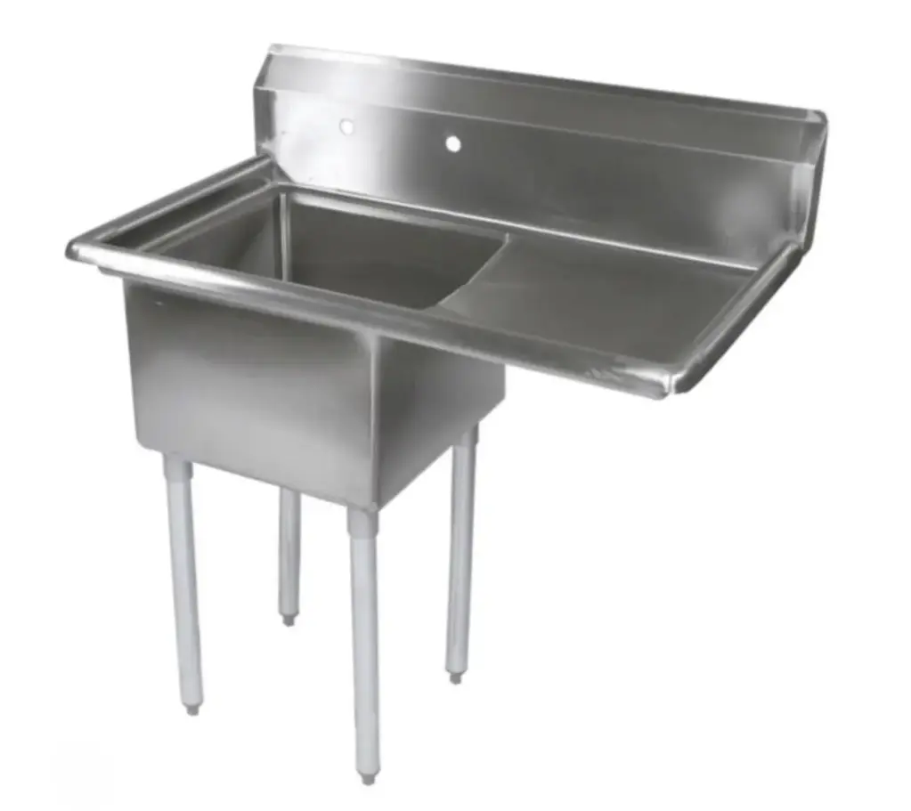 L&J LJ2424-1R 27" 1 Compartment Sink / Right Drainboard