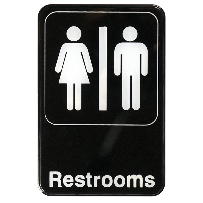 Information Signs 6"x 9" / Restrooms