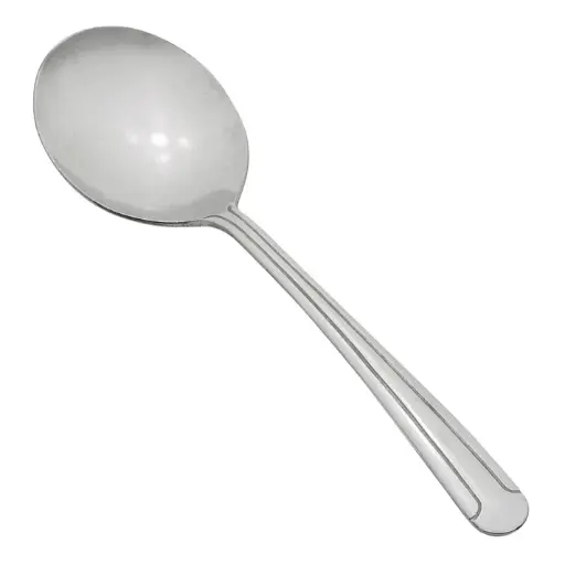 [0014-04] Dominion Bouillon Spoon, 18/0 Heavyweight