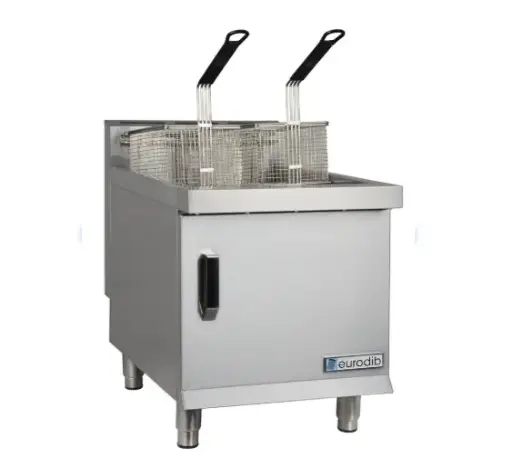 [TCF30] Eurodib TCF30 - Countertop Fryer, natural gas, (2) fryer baskets, 30 lb capacity, thermostatic controls 