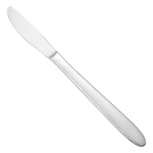 [0019-08] Flute Dinner Knife, 18/0 Heavyweight - Dozen - 