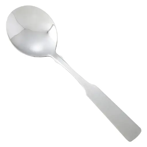 [0025-04] Houston Bouillon Spoon, 18/0 Heavyweight
