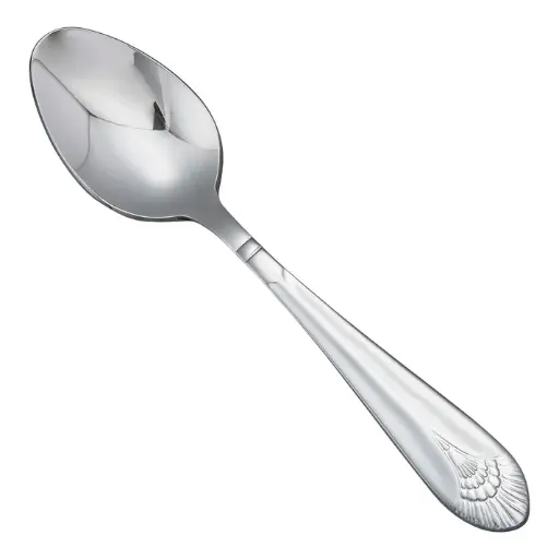 [0031-01] Peacock Teaspoon, 18/8 Extra Heavyweight