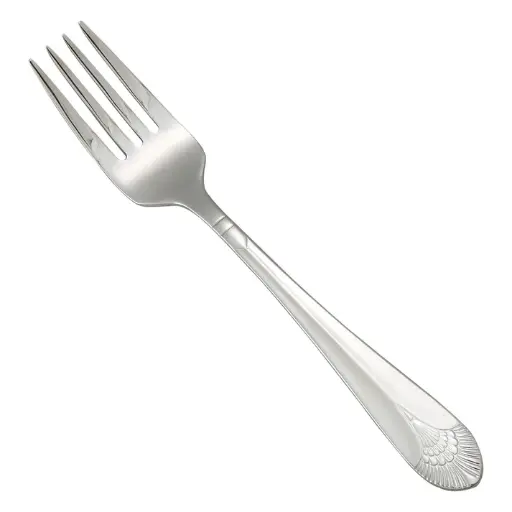 [0031-06] Peacock Salad Fork, 18/8 Extra Heavyweight