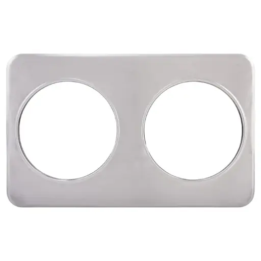 [ADP-808] Adaptor Plate, Two 8-3/8" Holes, Stainless Steel