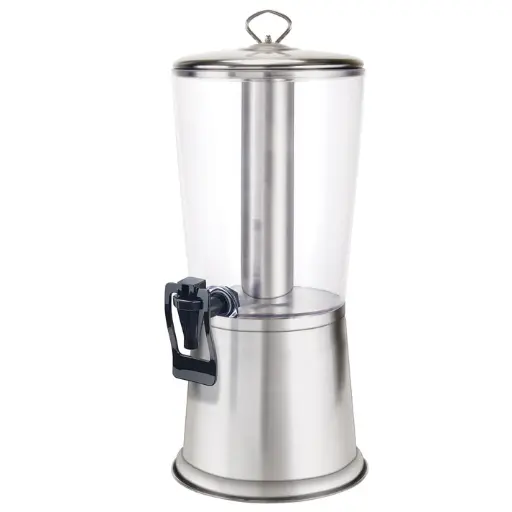  Cold Beverage Dispenser with Ice Core and Hands-Free Faucet