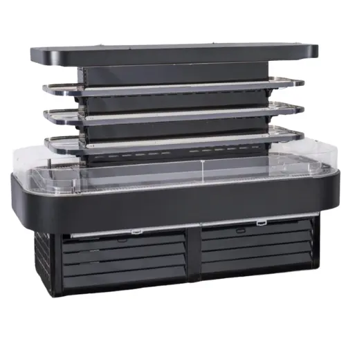 [SC-OD421-5-B-LED] Island Merchandiser 5 ft
