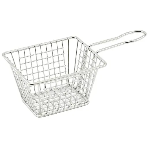 [FBM-544T] Mini Serving Basket - Rectangular, 5"L x 4"W x 4"H
