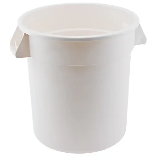 [FCW-10] Polyethylene White Containers, NSF Listed - 10 Gallon