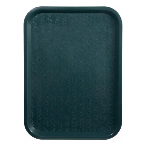 [FFT-1014G] High Quality Plastic Cafeteria Tray - 10" x 14", Green