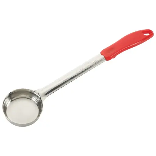 [FPS-2] 2oz Solid Food Portioner, One-piece, Red, S/S
