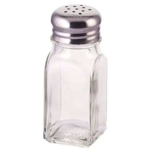 [G-109] Square Shaker, 2 oz, Mushroom Top