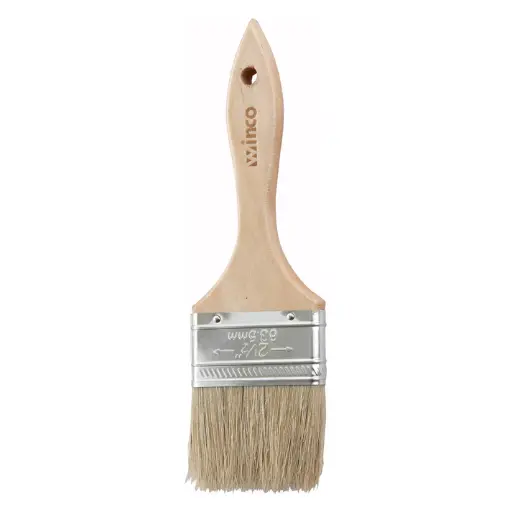 [WBR-25]  Pastry/Basting Brush with Metal Ferrule - 2-1/2" Flat