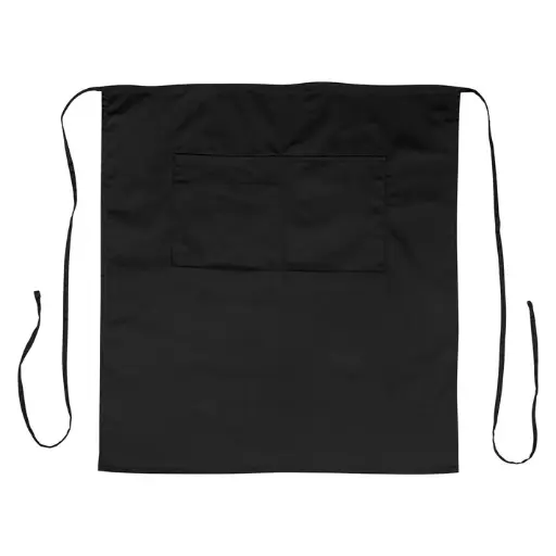 [WA-3129BK] Bistro Full Length Apron - Black