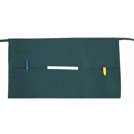 [WA-1221G]  3-Pocket Waist Apron - Green