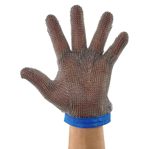 [PMG-1L] Stainless Steel Protective Mesh Glove - Large