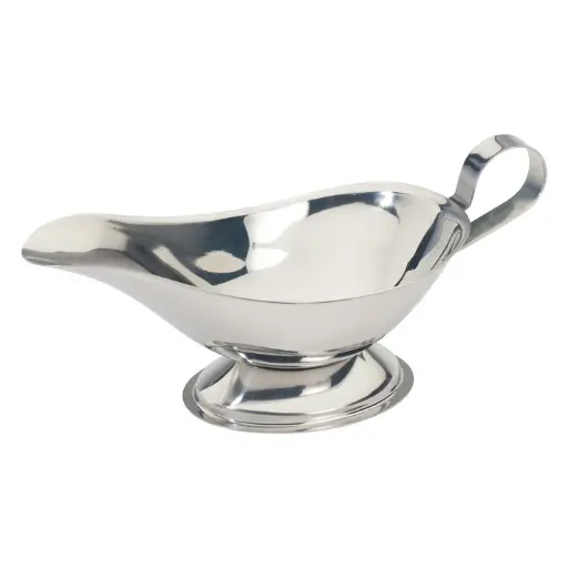[GBS-10] Stainless Steel Gravy Boat - 10 oz