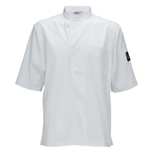 [UNF-9WXXL] - Ventilated Chef Shirt, Tapered Fit