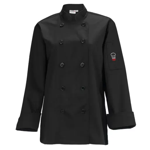 [UNF-7KL] Women's Tapered Fit Chef Jacket
