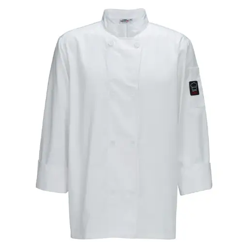 [UNF-6WXL] Men's Tapered Fit Chef Jacket