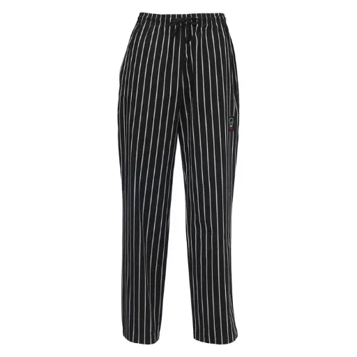 [UNF-3CM] Chef Pants, Woven Chalkstripe - Medium