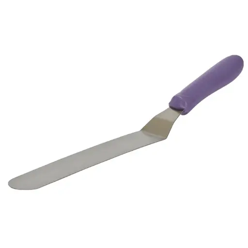 [TWPO-9P] Allergen-Free Spatula with Offset, 8-1/2" x 1-1/2" Blade