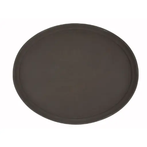 [TRH-2722] Easy-Hold 27" x 22" Oval Rubber-Lined Plastic Tray