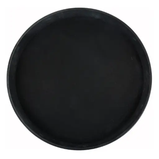 [TRH-11K] Easy-Hold 11" Round Rubber-Lined Plastic Tray