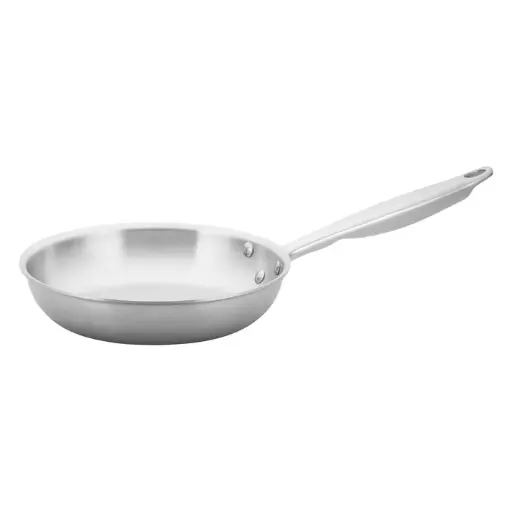 [TGFP-8] Tri-Gen Tri-Ply Stainless Steel Fry Pan, Natural - 8" Dia