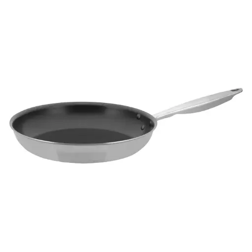 [TGFP-12NS] Tri-Gen Tri-Ply Stainless Steel Fry Pan, Non-Stick - 12" Dia