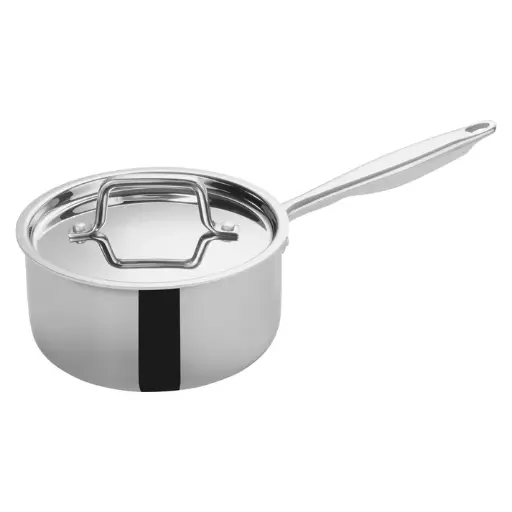 [TGAP-3] Tri-Gen Tri-Ply Stainless Steel Sauce Pan with Cover - 2-1/2 Quart