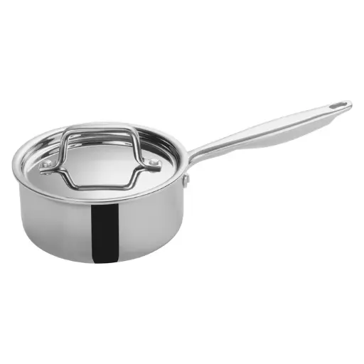 [TGAP-2] Tri-Gen Tri-Ply Stainless Steel Sauce Pan with Cover - 1-1/2 Quart