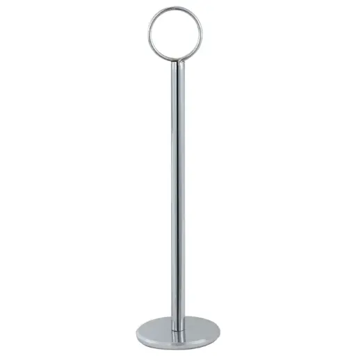 [TBH-8]  Table Number Holder, Chrome - 8"