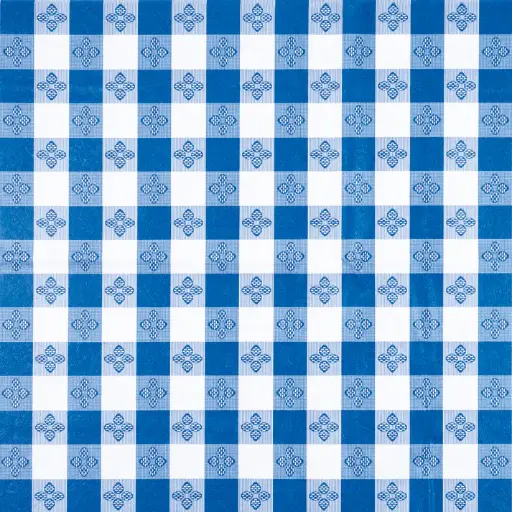 Table Cloth, Square - Blue