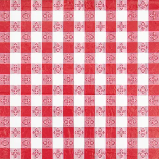 [TBCO-70R] Table Cloth, Rectangle - Red, 52" x 70"